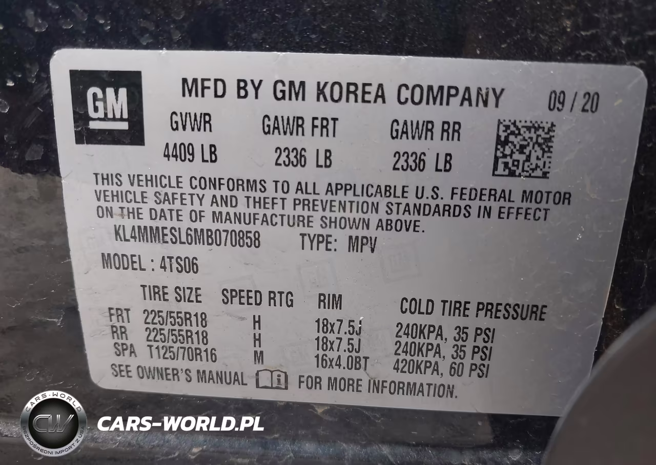 2021 Buick Encore Gx Awd Select VIN:KL4MMESL6MB070858 - 9
