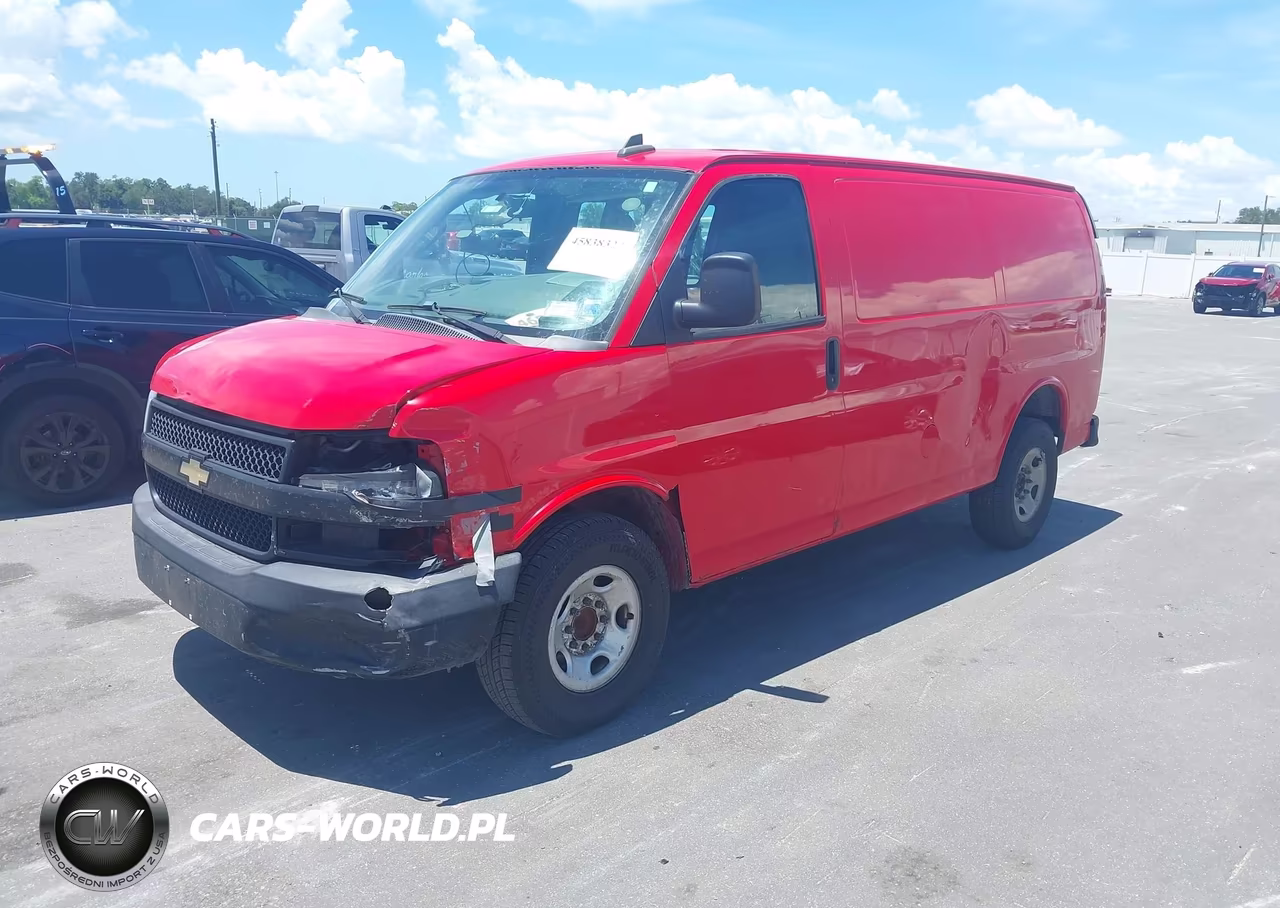 2018 Chevrolet Express 2500 Work Van VIN:1GCWGAFP9J1246007 - 2