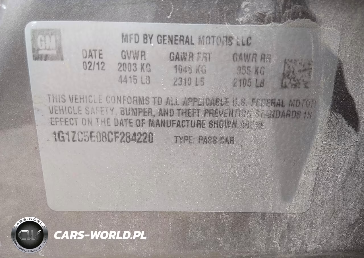 2012 Chevrolet Malibu 1Lt VIN:1G1ZC5E08CF284220 - 9