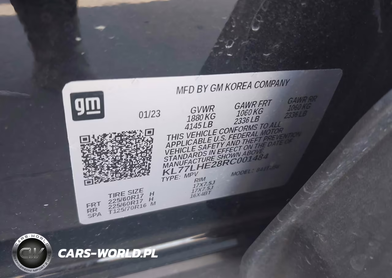 2024 Chevrolet Trax Fwd Lt VIN:KL77LHE28RC001484 - 9