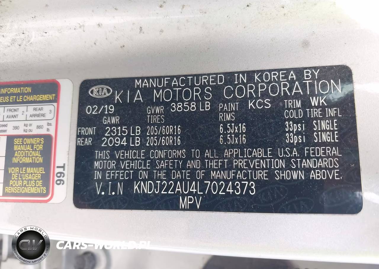2020 Kia Soul Lx VIN:KNDJ22AU4L7024373 - 9