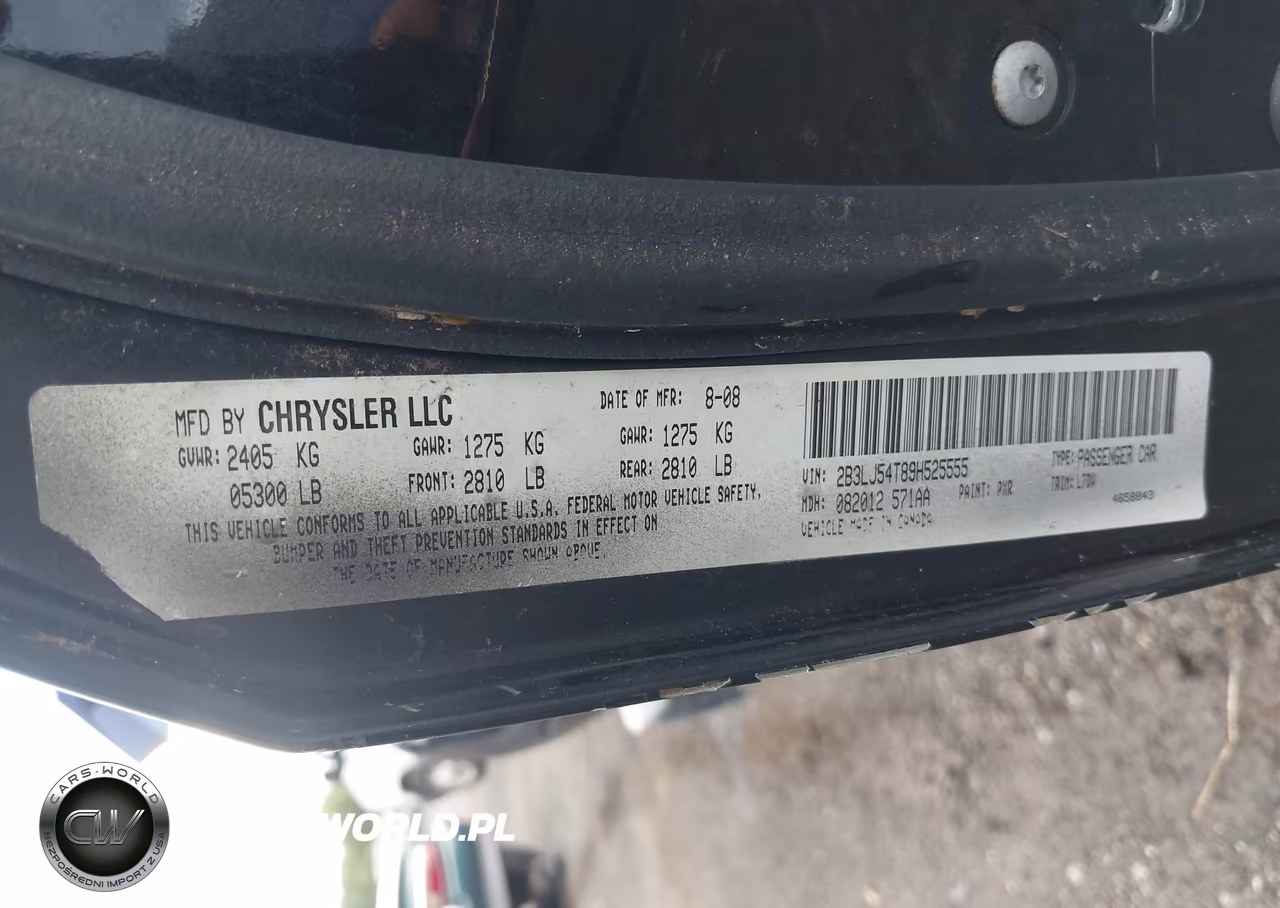2009 Dodge Challenger R-T VIN:2B3LJ54T89H525555 - 9