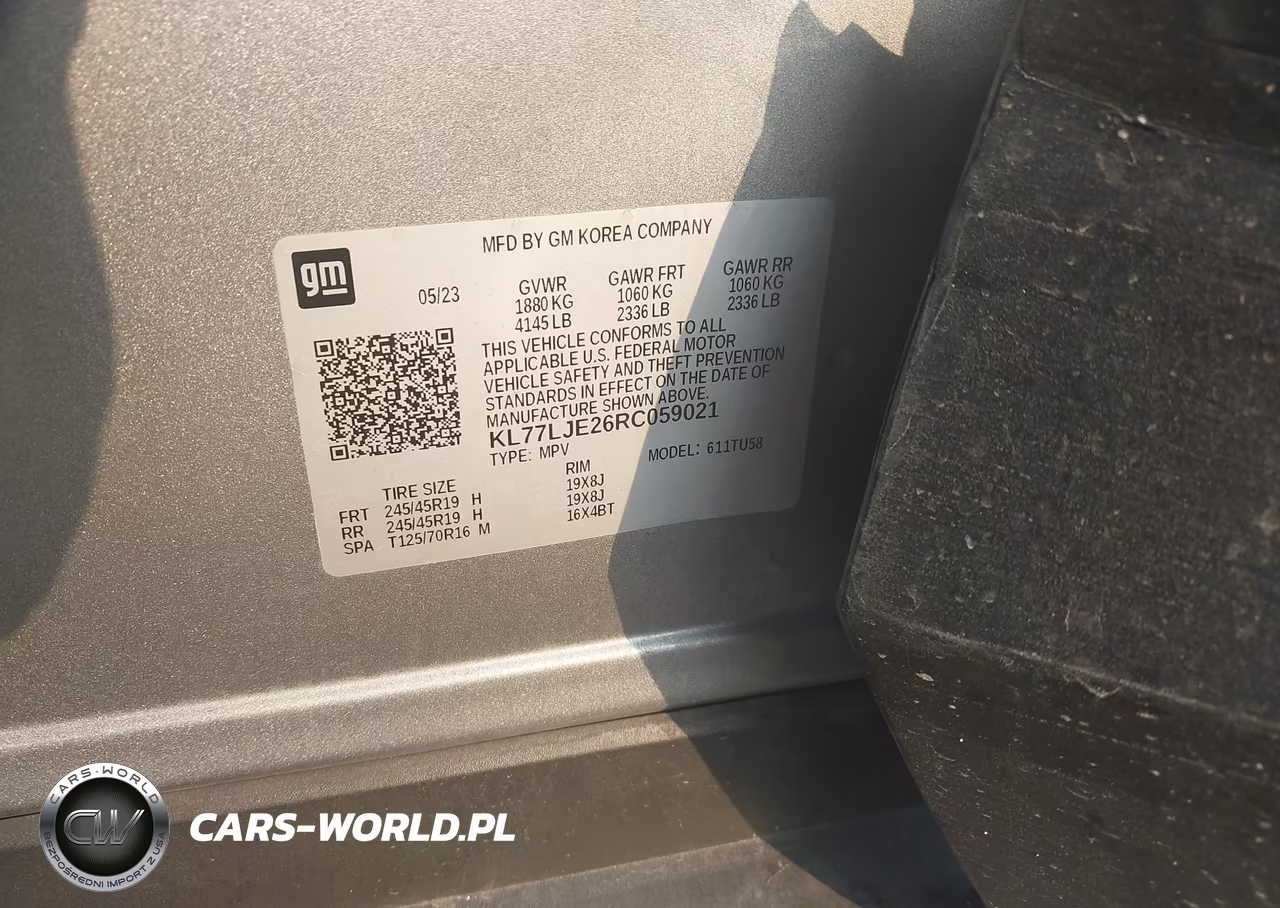 2024 Chevrolet Trax Fwd 2Rs VIN:KL77LJE26RC059021 - 9
