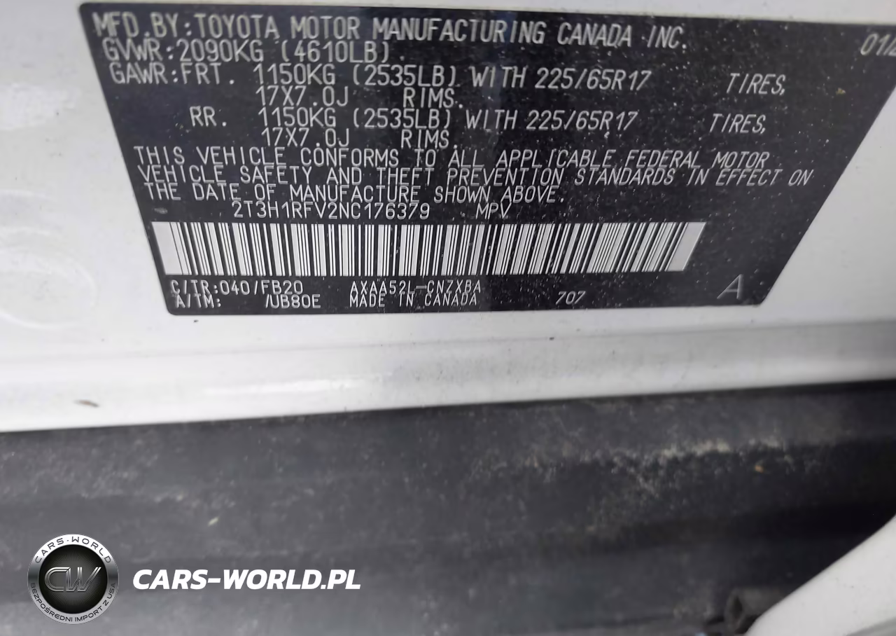 2022 Toyota Rav4 Le VIN:2T3H1RFV2NC176379 - 9