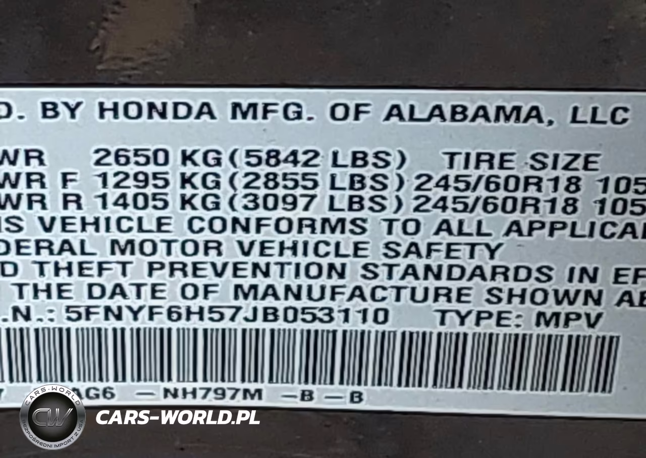 2018 Honda Pilot Ex-L VIN:5FNYF6H57JB053110 - 9