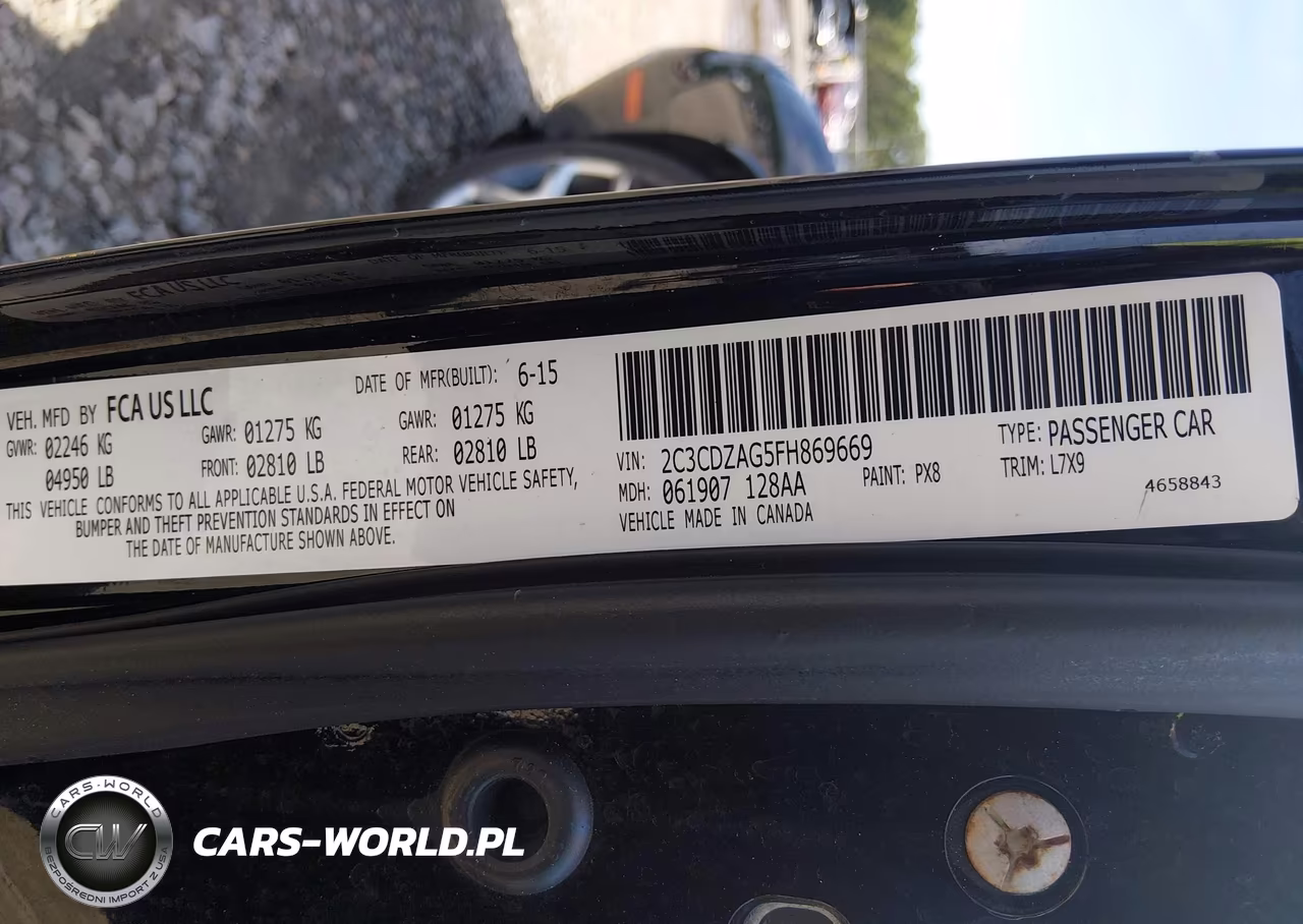 2015 Dodge Challenger Sxt VIN:2C3CDZAG5FH869669 - 9
