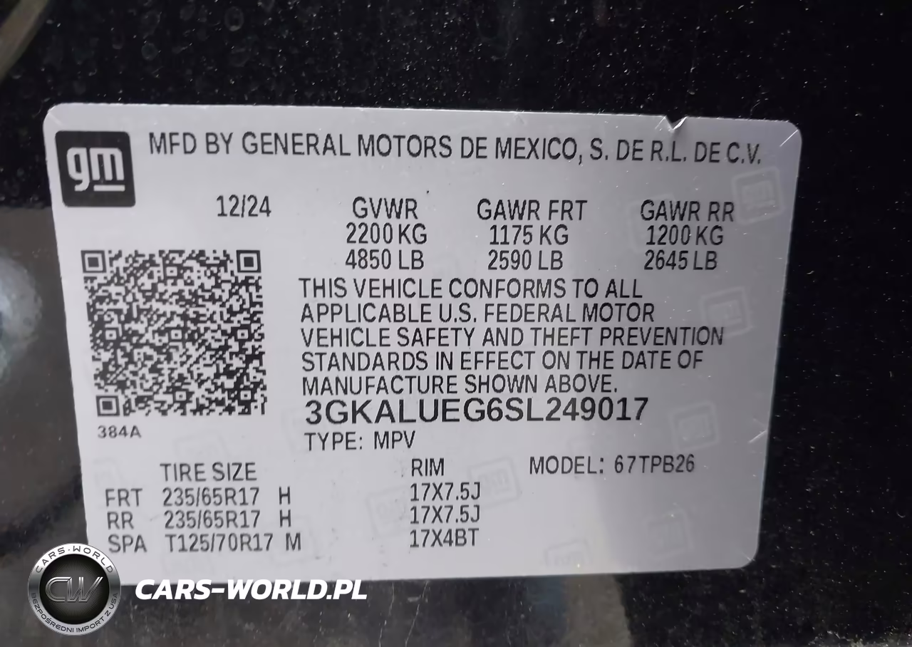 2025 GMC Terrain Awd Elevation VIN:3GKALUEG6SL249017 - 9