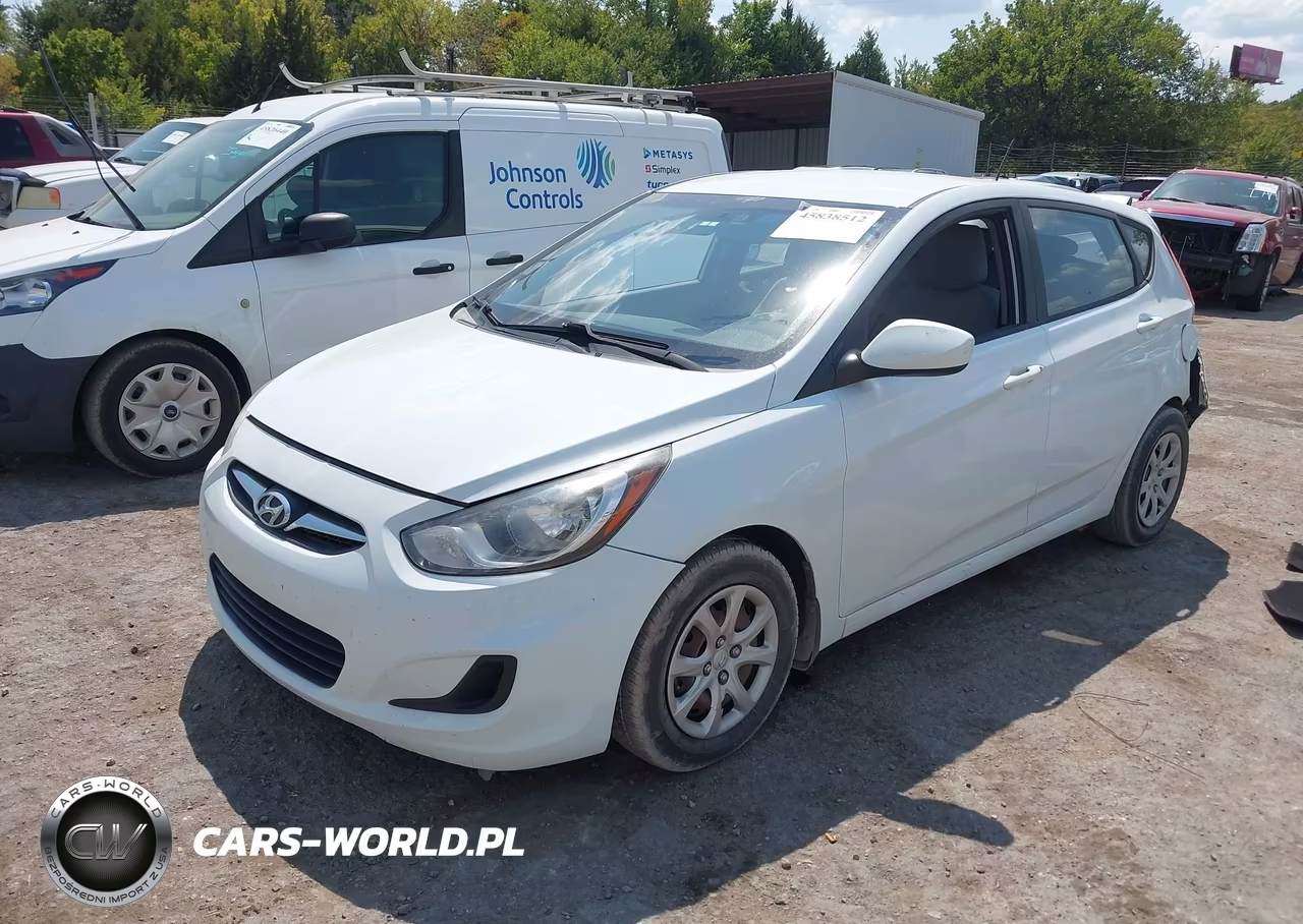 2013 Hyundai Accent Gs VIN:KMHCT5AE5DU087996 - 2