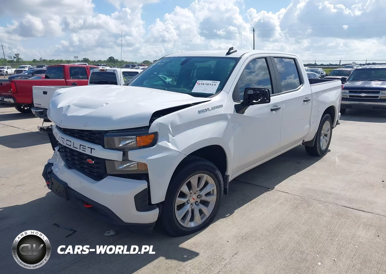 2021 Chevrolet Silverado 1500 2Wd Short Bed Custom VIN:3GCPWBEK2MG360892 - 2