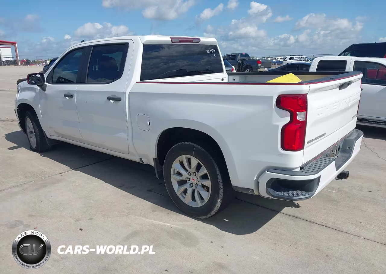 2021 Chevrolet Silverado 1500 2Wd Short Bed Custom VIN:3GCPWBEK2MG360892 - 3