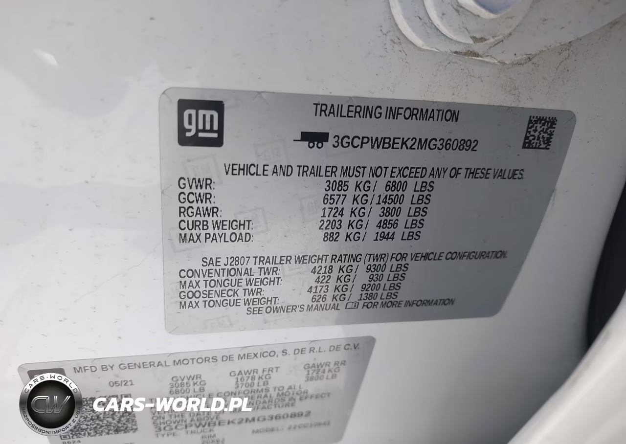 2021 Chevrolet Silverado 1500 2Wd Short Bed Custom VIN:3GCPWBEK2MG360892 - 9