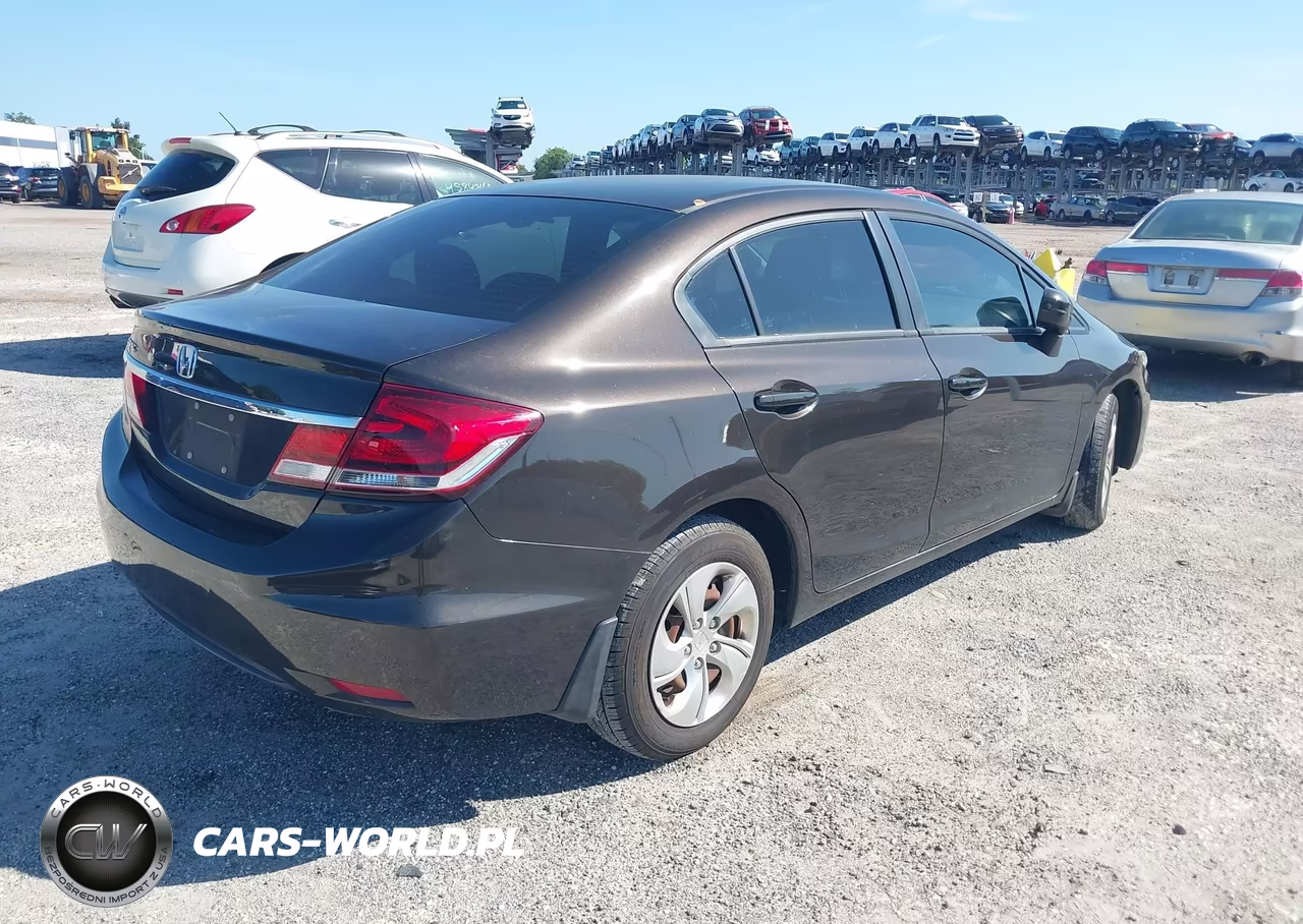 2014 Honda Civic Lx VIN:2HGFB2F53EH542670 - 4