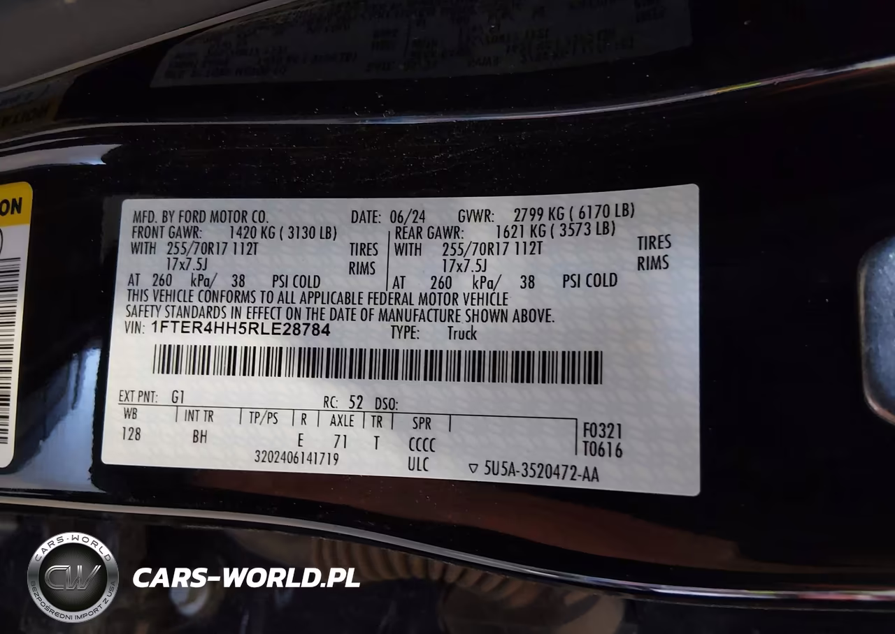 2024 Ford Ranger Xlt VIN:1FTER4HH5RLE28784 - 9