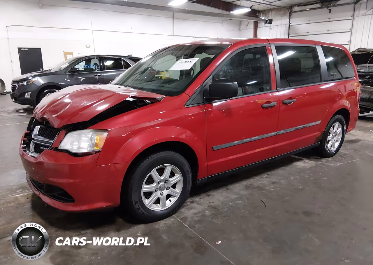 2012 Dodge Grand Caravan Se-Avp VIN:2C4RDGBG5CR182318 - 2