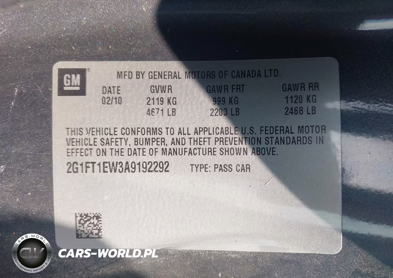 2010 Chevrolet Camaro 2Ss VIN:2G1FT1EW3A9192292 - 9