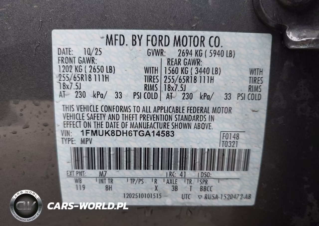 2026 Ford Explorer Active VIN:1FMUK8DH6TGA14583 - 9
