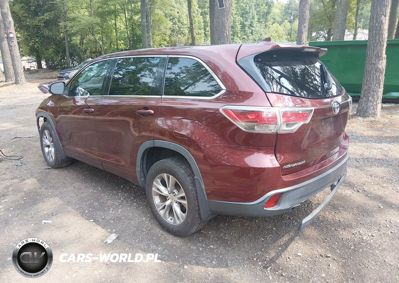 2015 Toyota Highlander Le Plus V6 VIN:5TDBKRFH7FS083923 - 3
