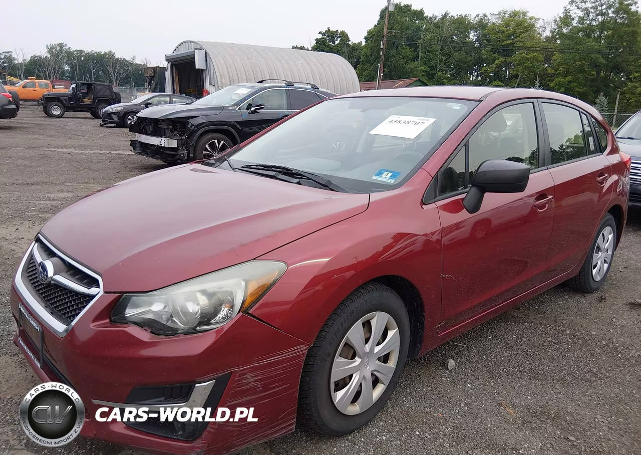 2016 Subaru Impreza 2.0I VIN:JF1GPAA63GG208237 - 2