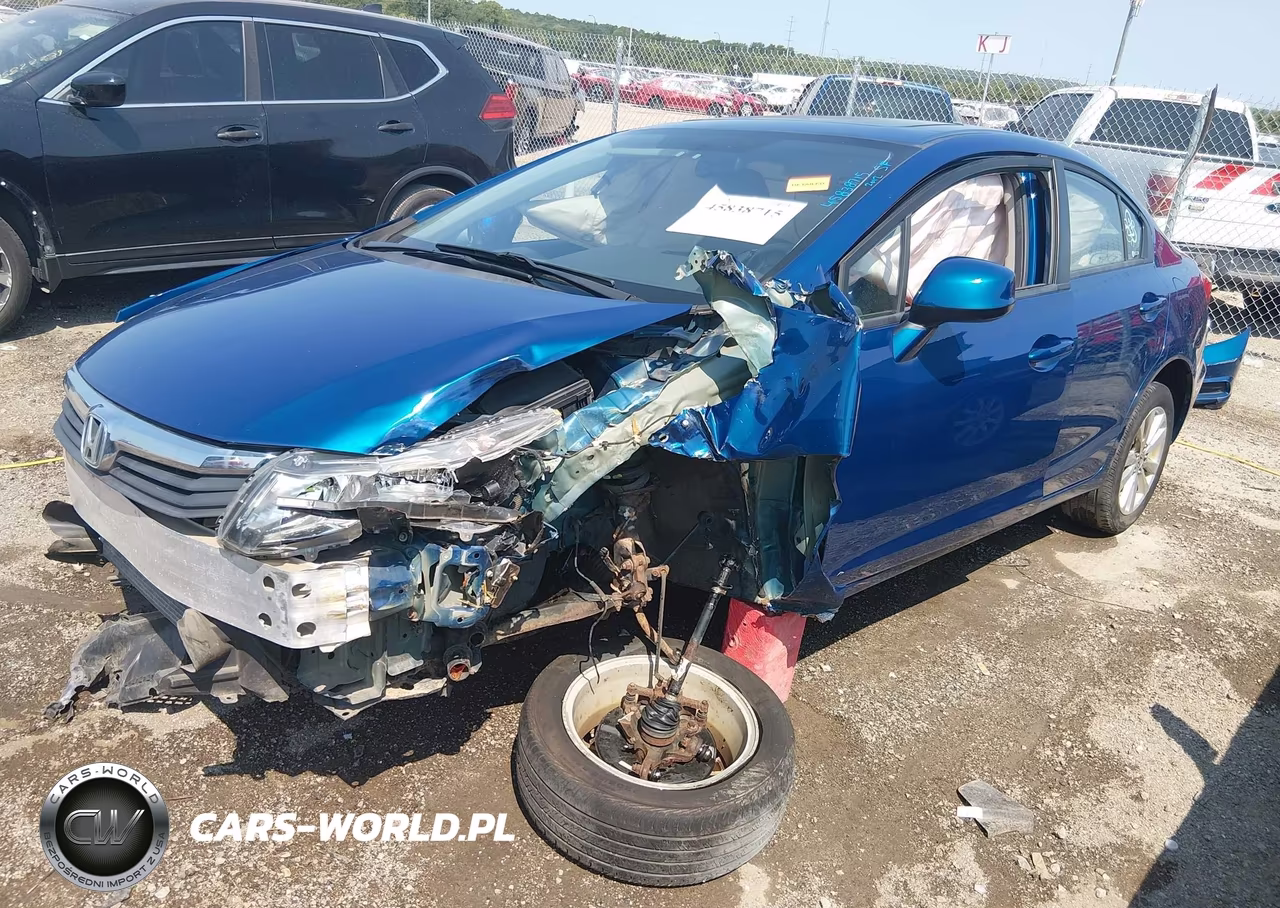 2012 Honda Civic Ex-L VIN:19XFB2F93CE314758 - 2