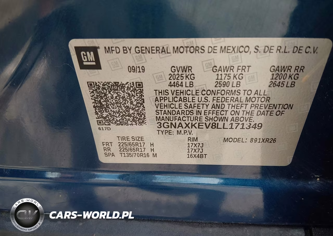 2020 Chevrolet Equinox Fwd Lt 1.5L Turbo VIN:3GNAXKEV8LL171349 - 9