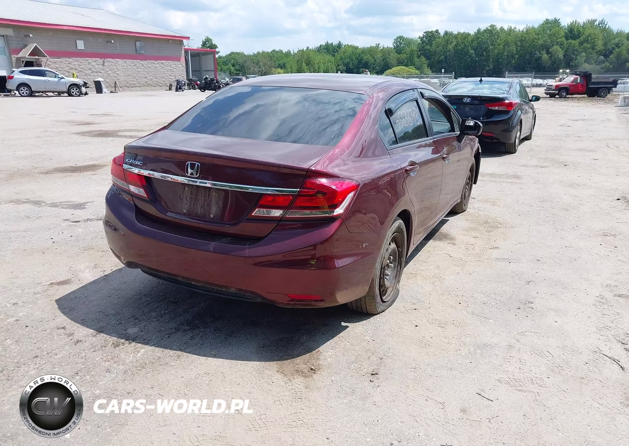 2015 Honda Civic Lx VIN:19XFB2F54FE249730 - 4