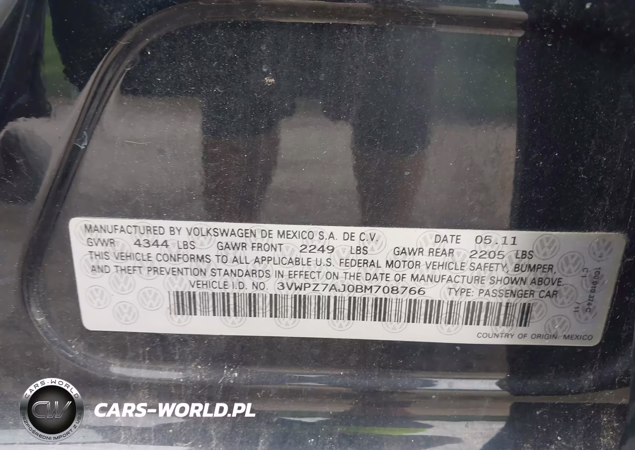 2011 Volkswagen Jetta Sportwagen 2.5L Se VIN:3VWPZ7AJ0BM708766 - 9