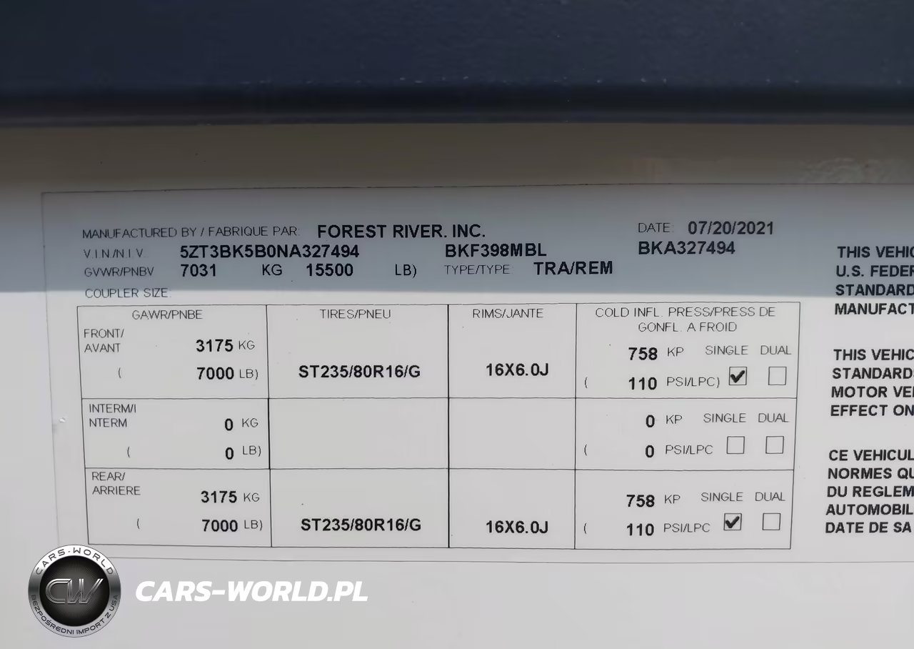 2022 Coachmen Other VIN:5ZT3BK5B0NA327494 - 9
