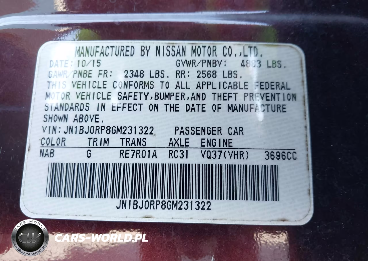 2016 Infiniti Qx50 VIN:JN1BJ0RP8GM231322 - 9