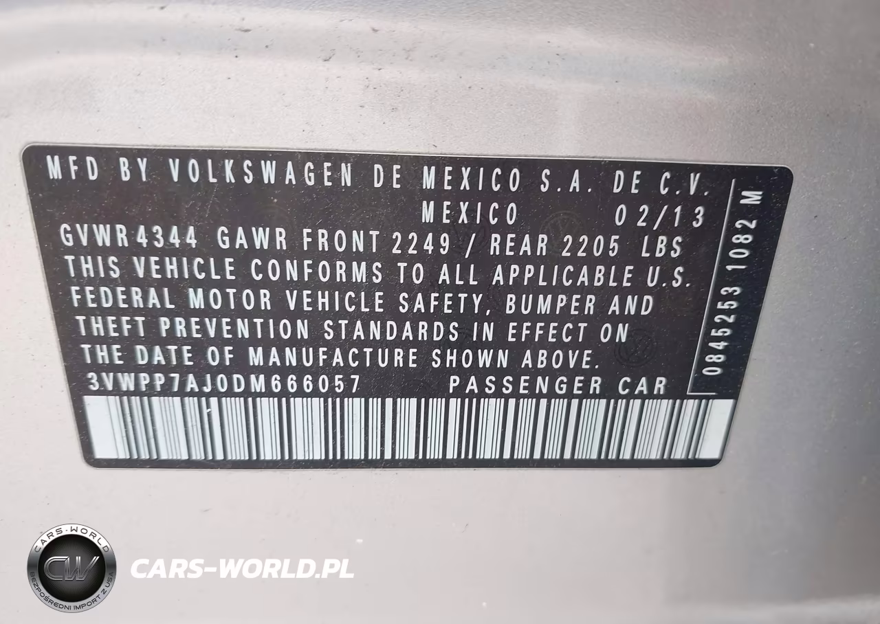 2013 Volkswagen Jetta Sportwagen 2.5L S VIN:3VWPP7AJ0DM666057 - 9