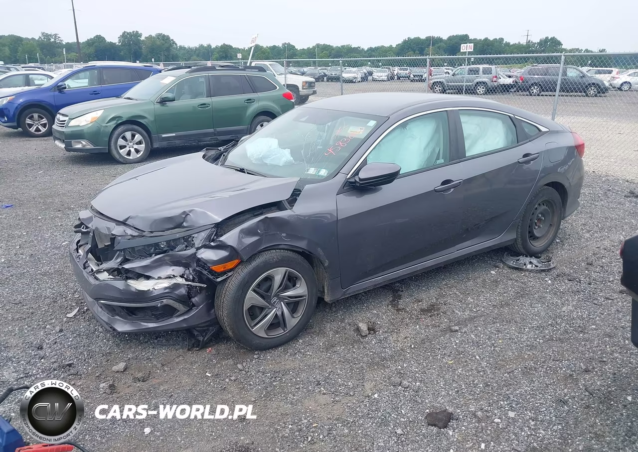 2019 Honda Civic Lx VIN:2HGFC2F62KH575631 - 2
