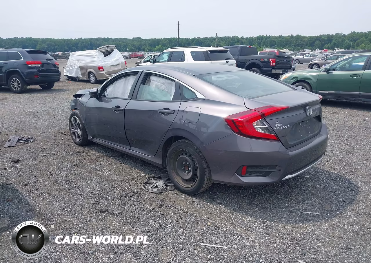 2019 Honda Civic Lx VIN:2HGFC2F62KH575631 - 3