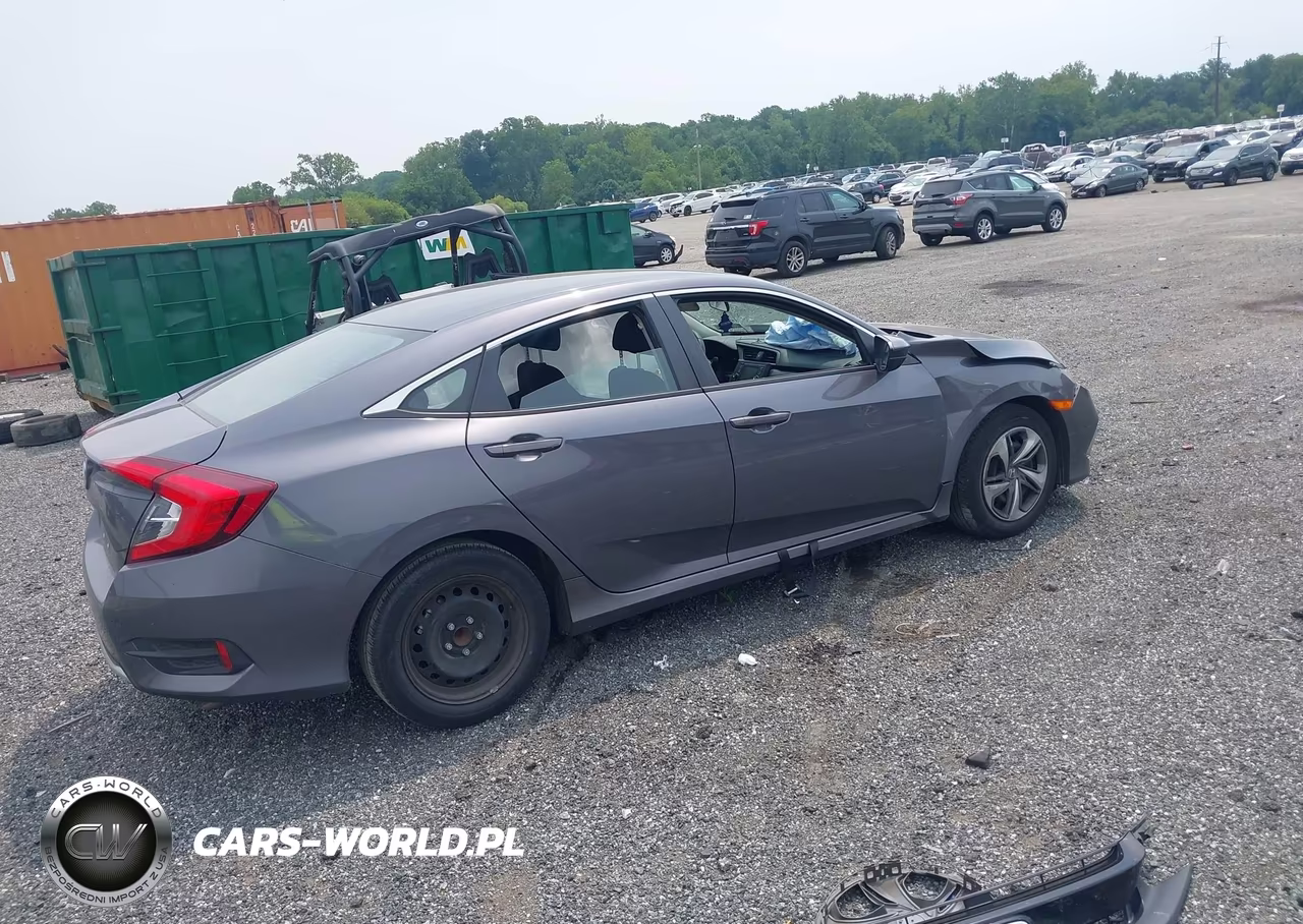 2019 Honda Civic Lx VIN:2HGFC2F62KH575631 - 4