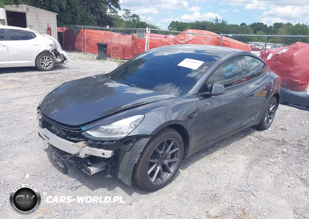 2021 Tesla Model 3 Long Range Dual Motor All-Wheel Drive VIN:5YJ3E1EB8MF853185 - 2