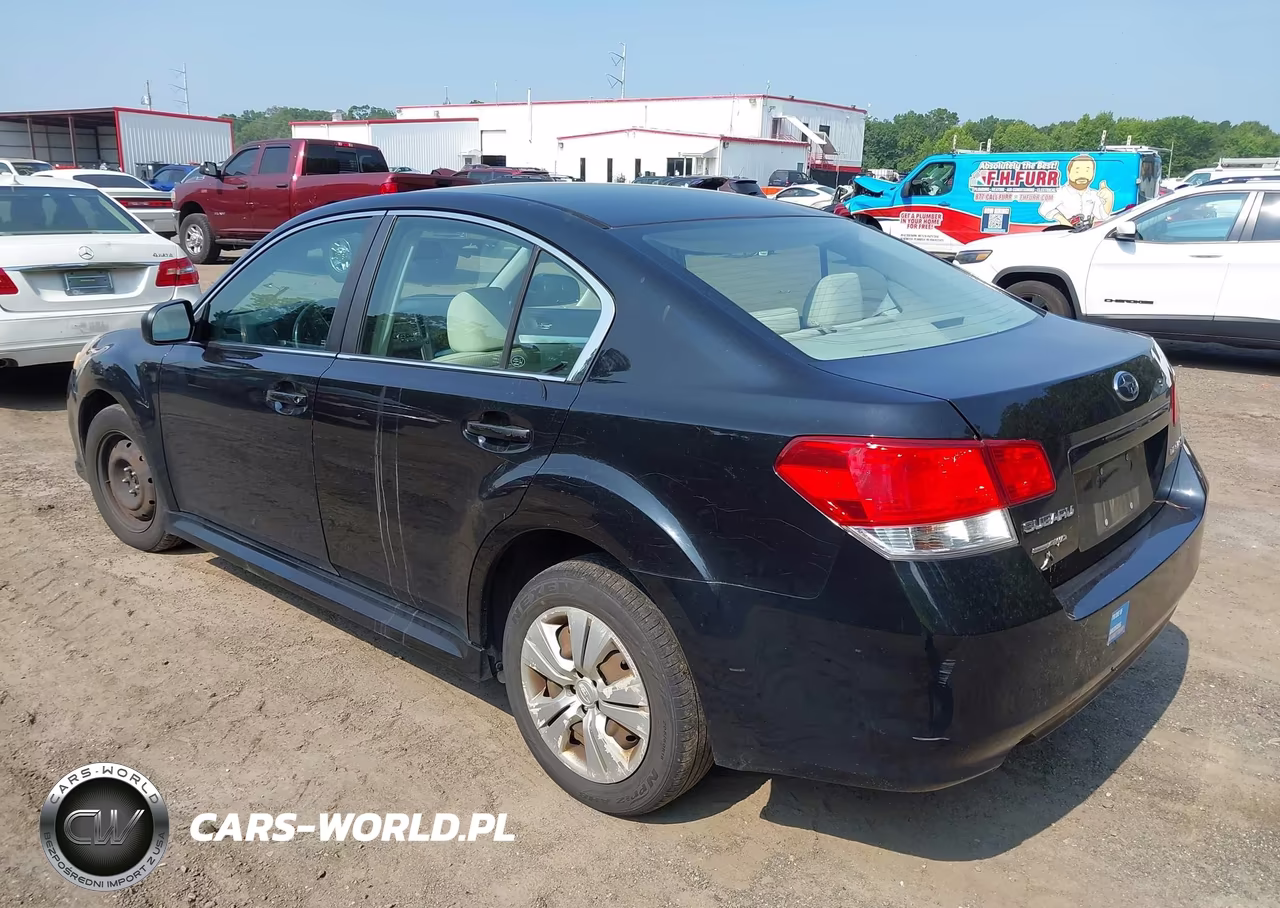 2011 Subaru Legacy 2.5I VIN:4S3BMCA69B3254552 - 3