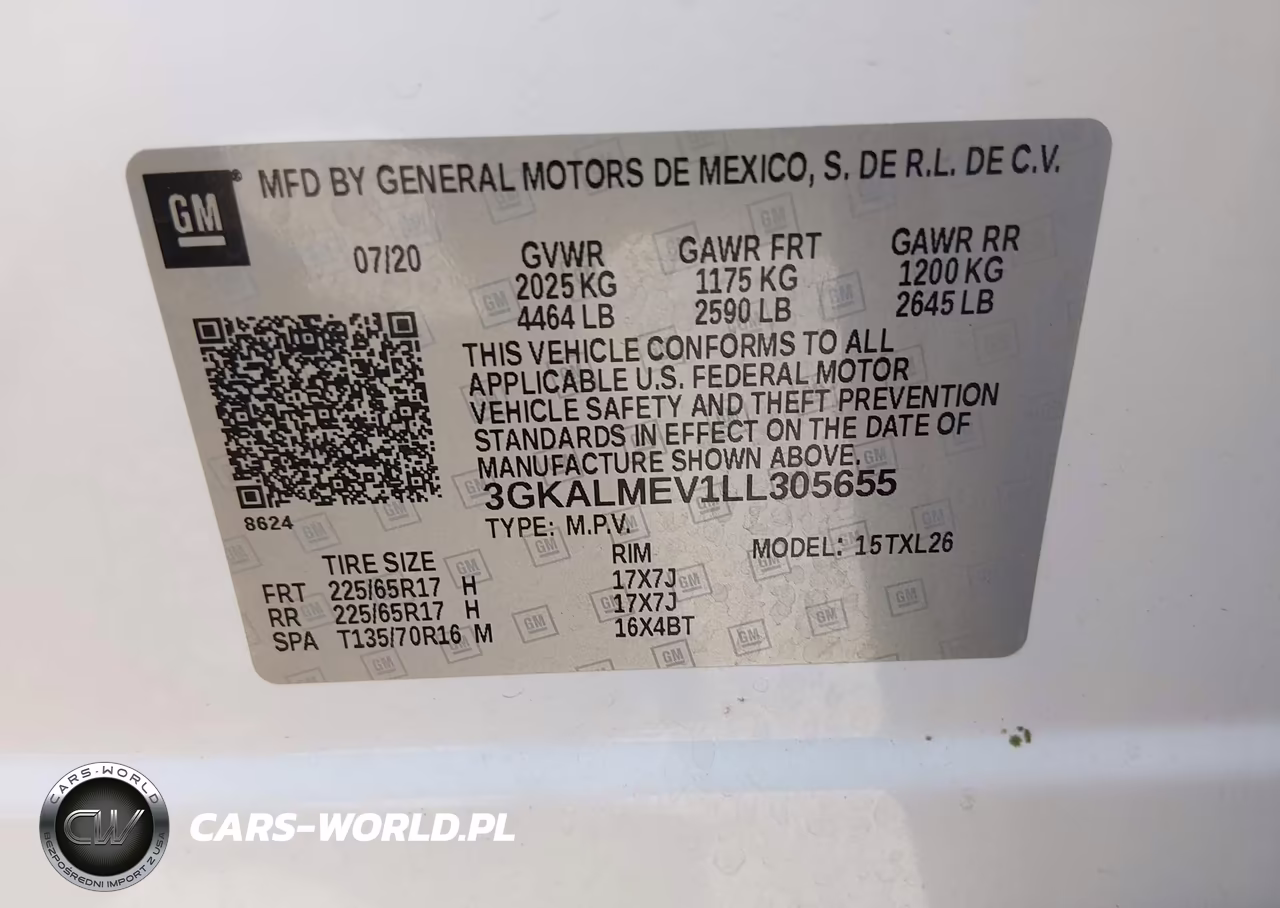 2020 GMC Terrain Fwd Sle VIN:3GKALMEV1LL305655 - 9
