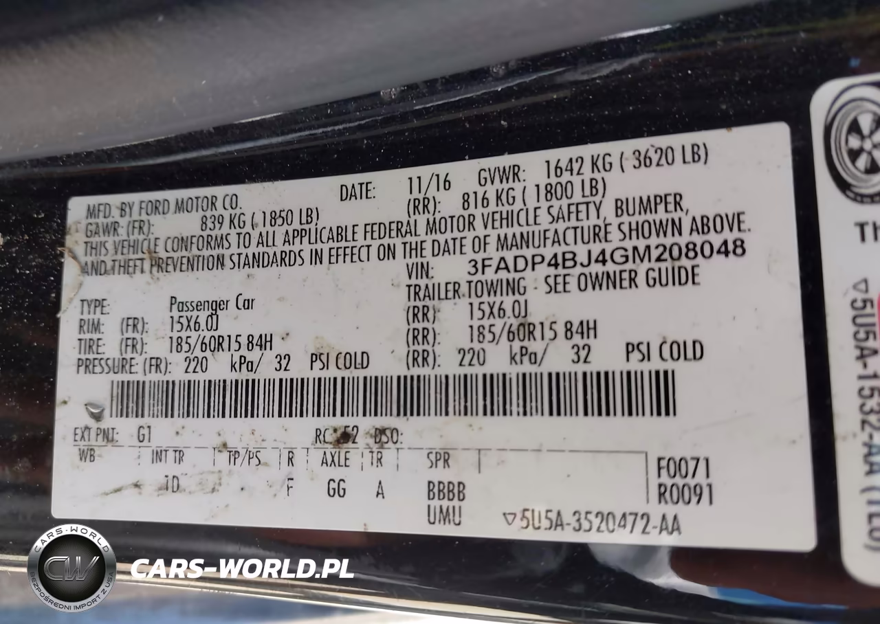 2016 Ford Fiesta Se VIN:3FADP4BJ4GM208048 - 9