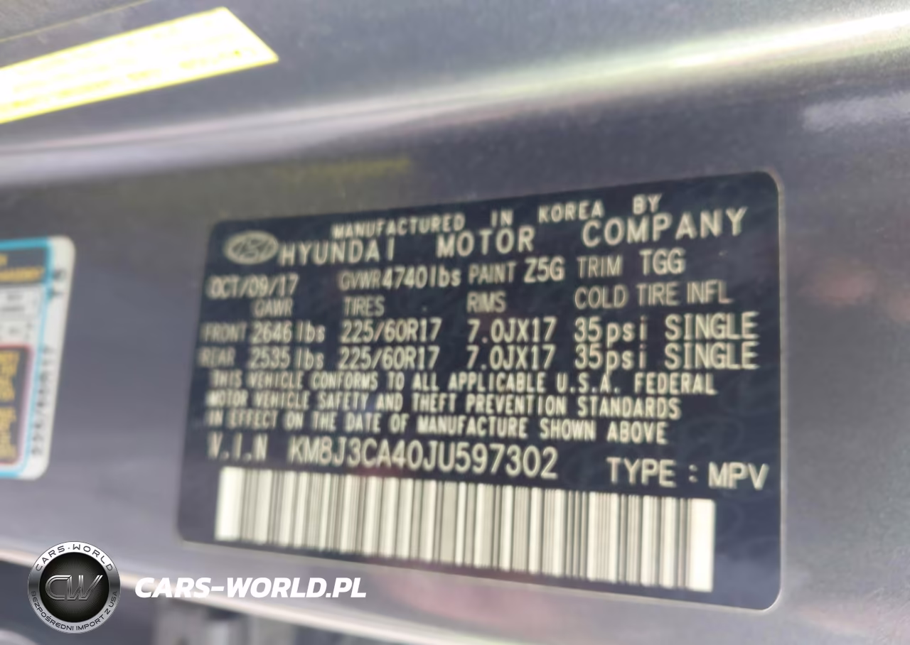 2018 Hyundai Tucson Sel VIN:KM8J3CA40JU597302 - 9