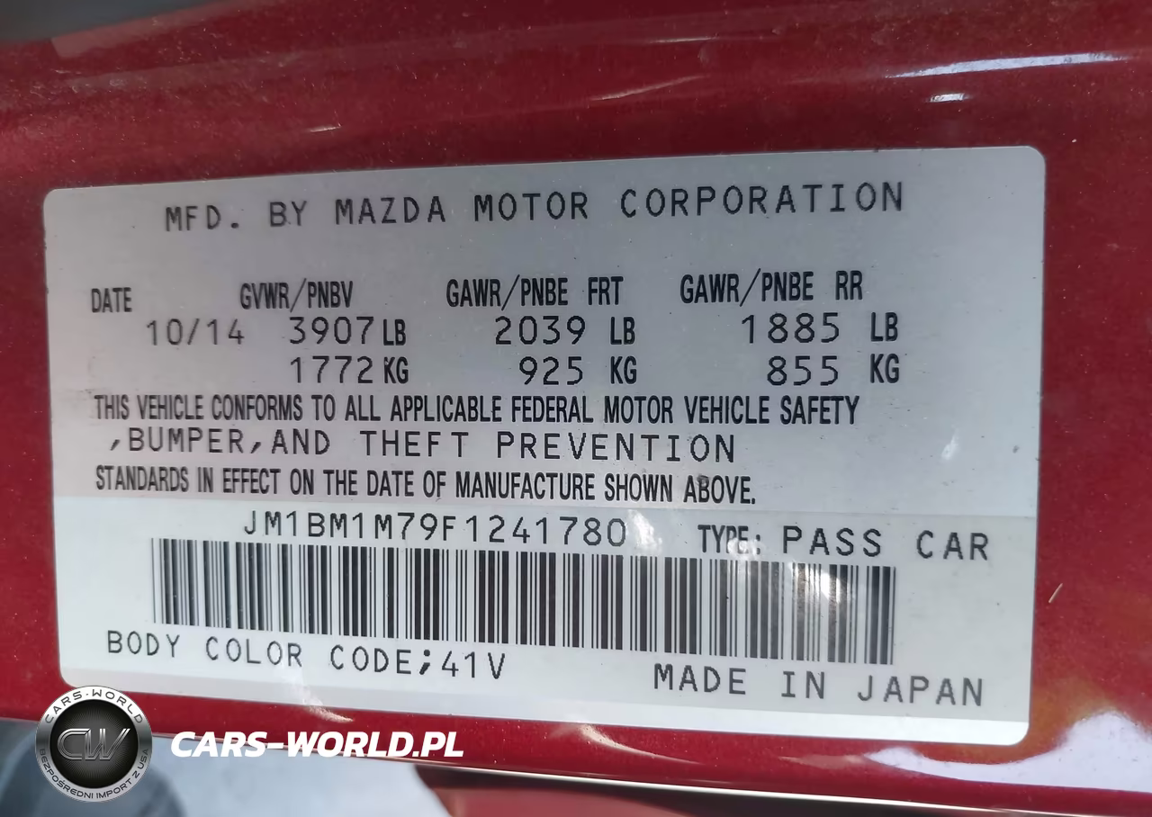 2015 Mazda Mazda3 I Grand Touring VIN:JM1BM1M79F1241780 - 9