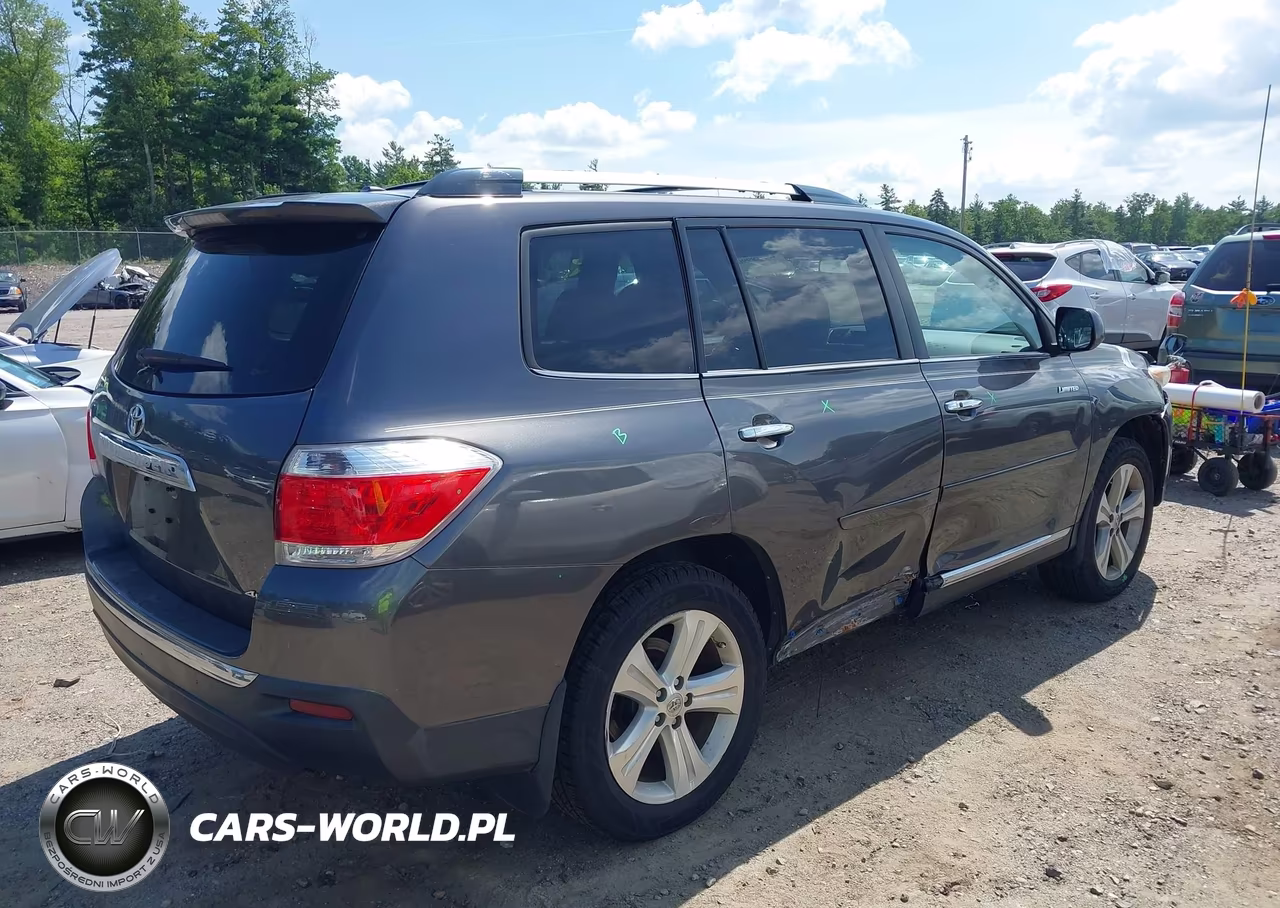 2012 Toyota Highlander Limited V6 VIN:5TDDK3EH8CS151178 - 4