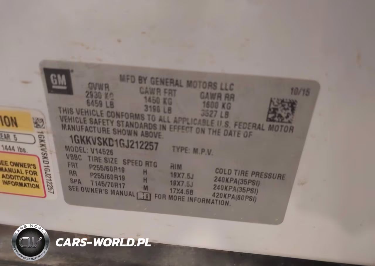 2016 GMC Acadia Slt-2 VIN:1GKKVSKD1GJ212257 - 9