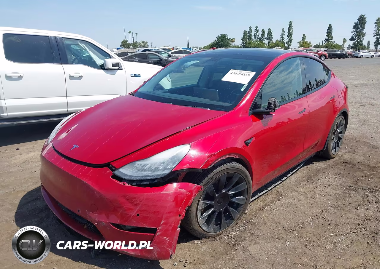 2020 Tesla Model Y Long Range Dual Motor All-Wheel Drive-Performance Dual Motor All-Wheel Drive VIN:5YJYGDEF8LF002376 - 2