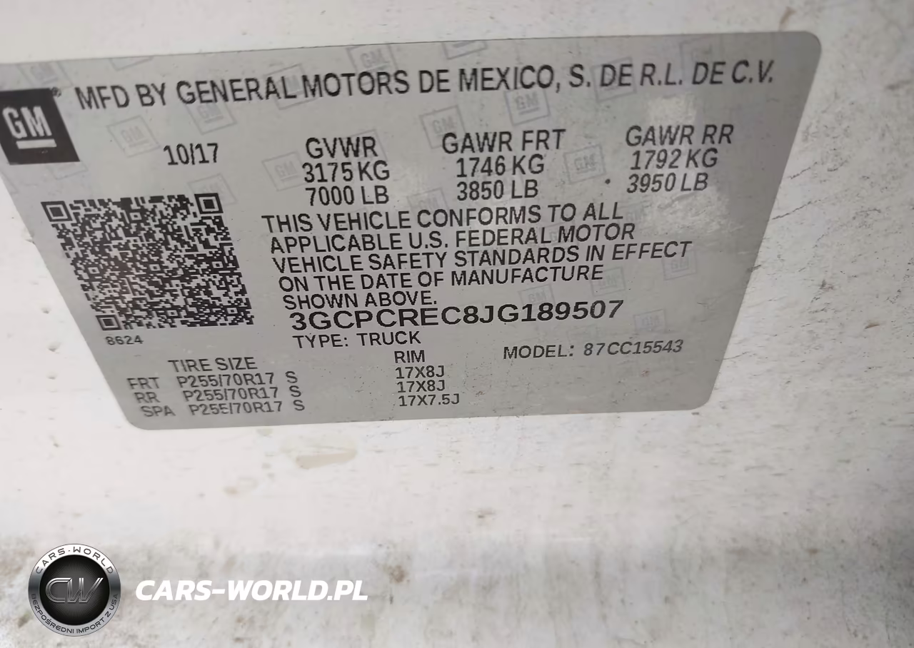 2018 Chevrolet Silverado 1500 1Lt VIN:3GCPCREC8JG189507 - 9