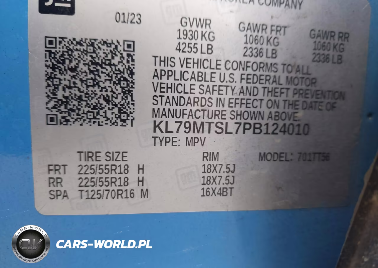 2023 Chevrolet Trailblazer Fwd Rs VIN:KL79MTSL7PB124010 - 9