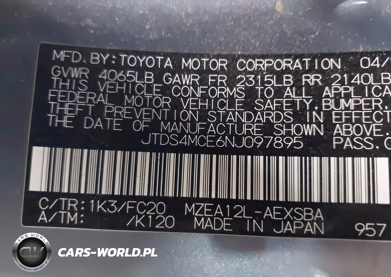 2022 Toyota Corolla Se VIN:JTDS4MCE6NJ097895 - 9