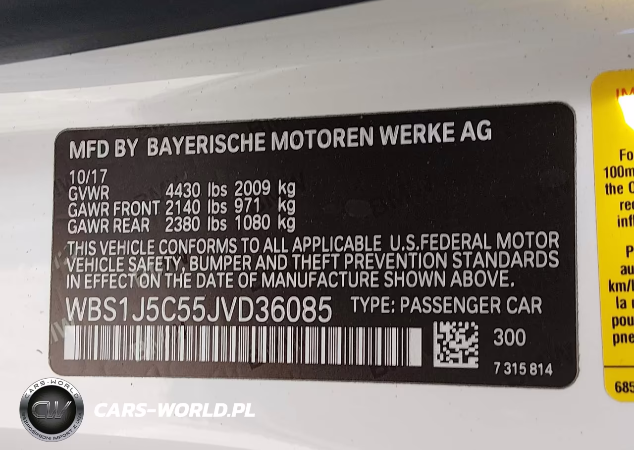 2018 BMW M2 VIN:WBS1J5C55JVD36085 - 9