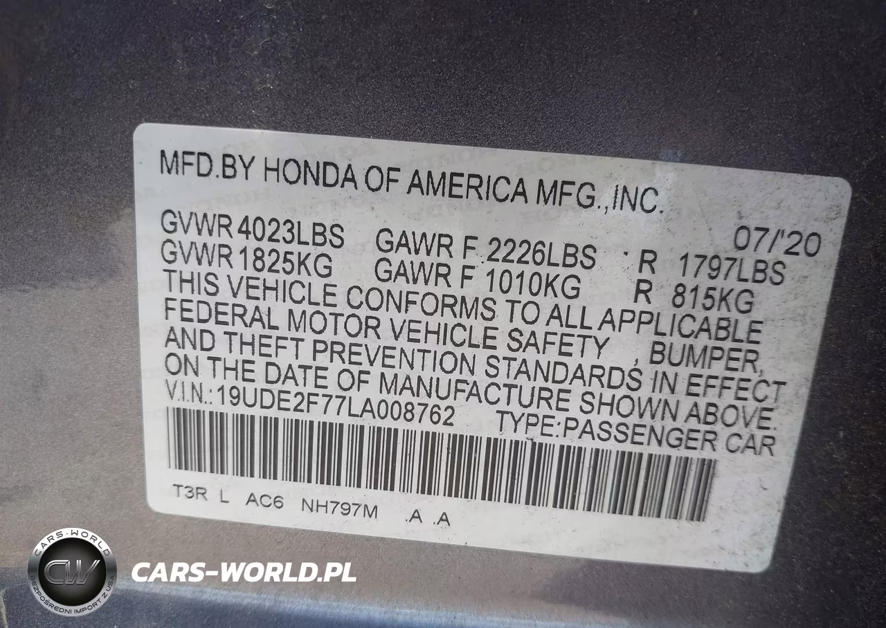 2020 Acura Ilx Premium Package-Technology Package VIN:19UDE2F77LA008762 - 9
