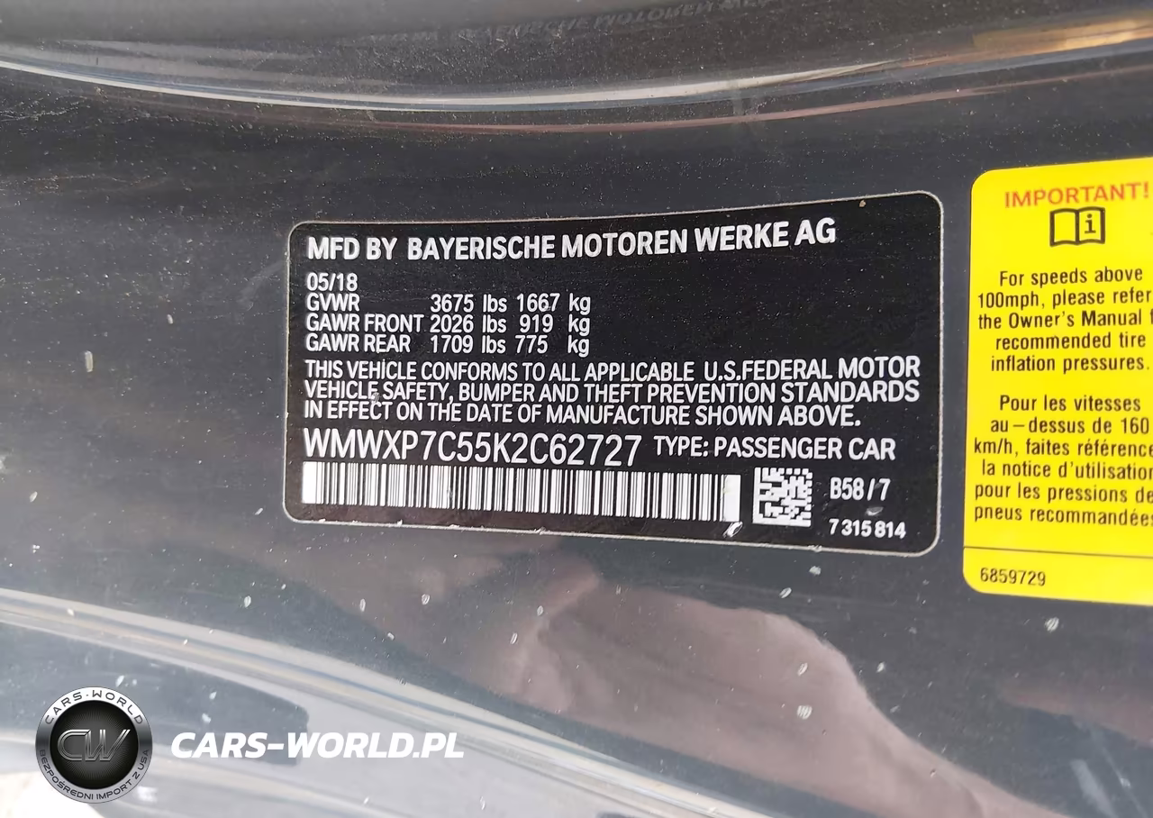 2019 Mini Hardtop Cooper S VIN:WMWXP7C55K2C62727 - 9