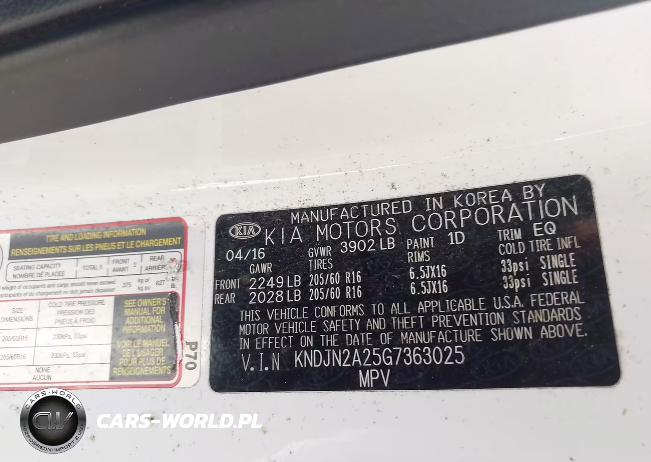 2016 Kia Soul VIN:KNDJN2A25G7363025 - 9
