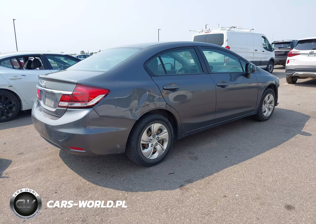 2013 Honda Civic Lx VIN:2HGFB2F52DH571415 - 4