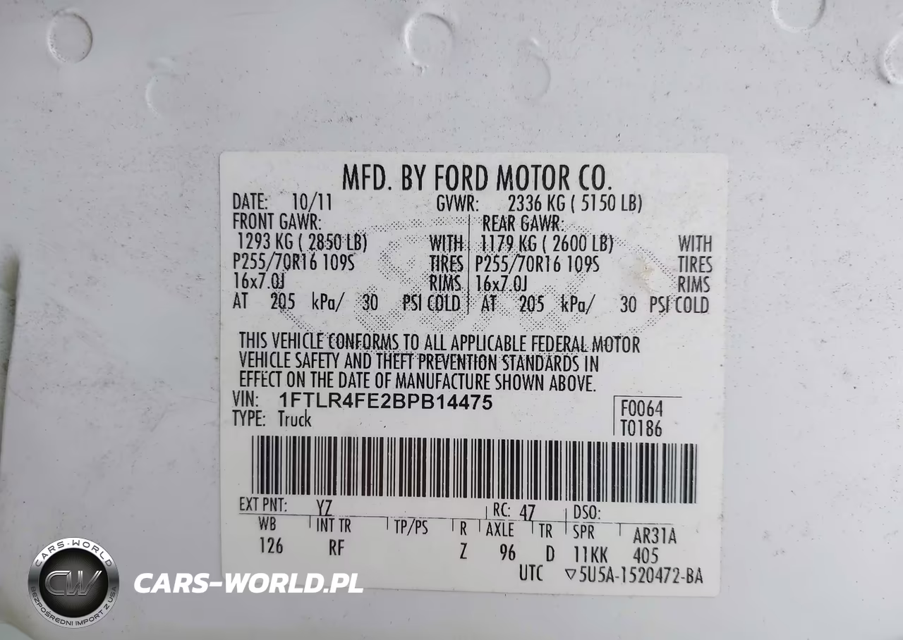 2011 Ford Ranger Xlt VIN:1FTLR4FE2BPB14475 - 9
